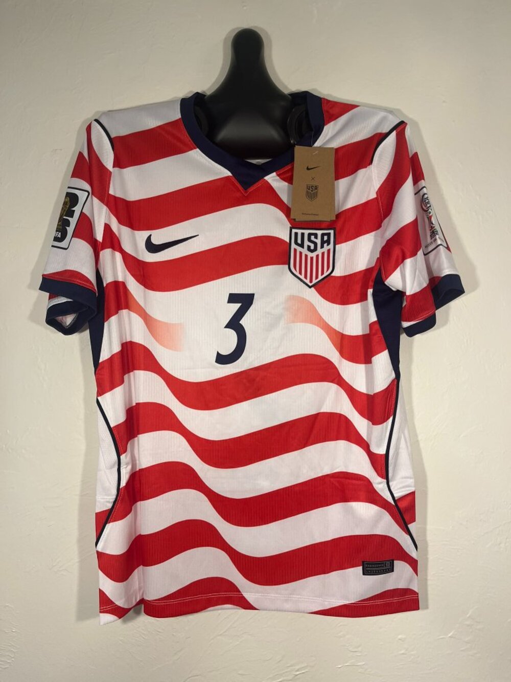 Chris Richards #3 Nike USMNT Soccer Jersey - Home Striped Men's Sizes New